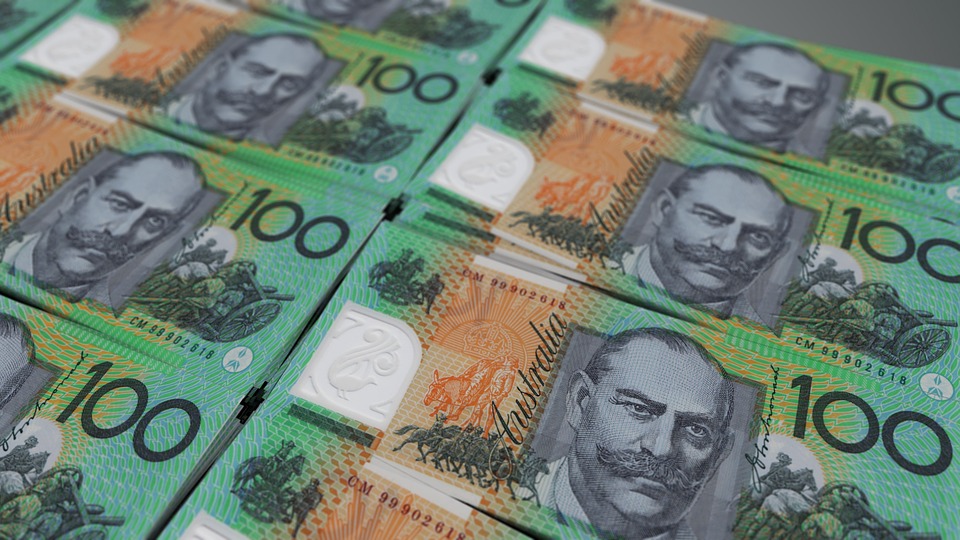 australské bankovky
