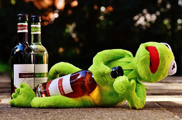Kermit a alkohol